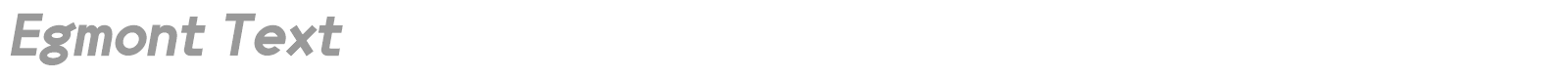 Egmont Text Light font preview